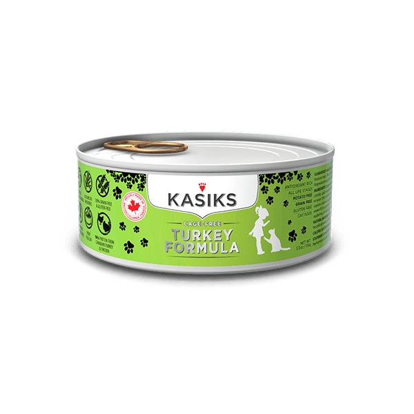 KASIKS Cage-Free Turkey Formula for Cats - 24 Cans ...